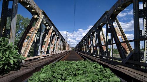 σιδηροδρομική γέφυρα