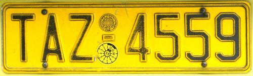 Taxi License plate